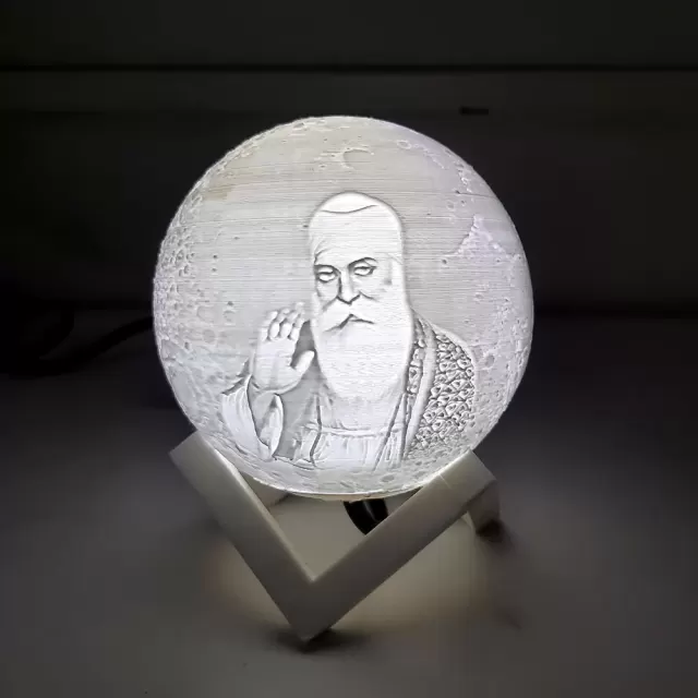 Guru Nanak Moon Lamp